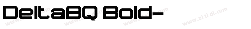 DeltaBQ Bold字体转换